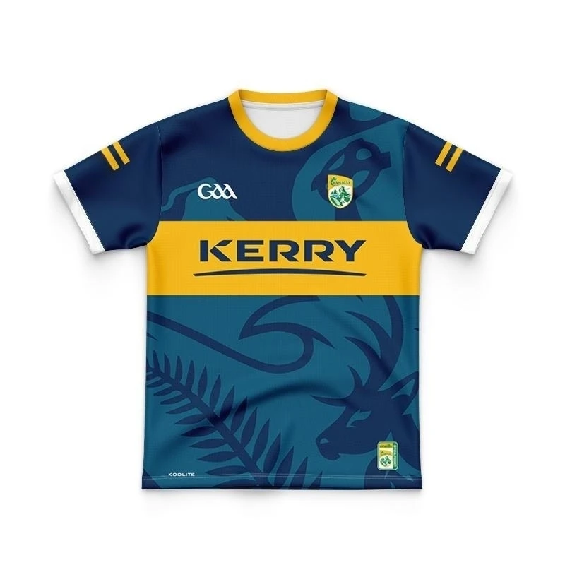 Kids Kerry GAA 3 Stripe Home Goalkeeper Away Goalkeeper Jersey