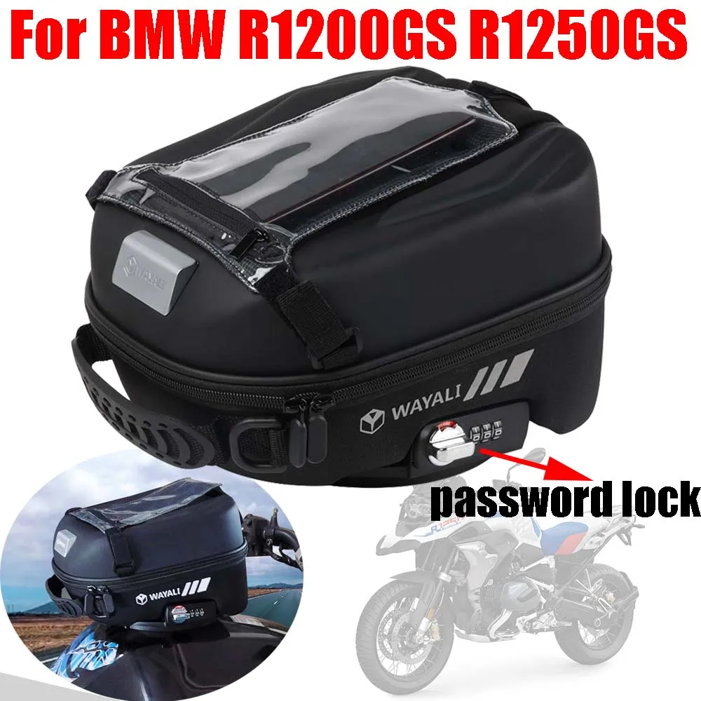 For BMW R1200GS R1250GS R1200 R1250 R 1200 1250 GS Adventure Accessories Tank Bag Luggage Backpack Tanklock Phone Storage Bags for bmw r1200gs r1250gs r1200 r1250 r 1200 1250 gs adventure accessories tank bag luggage backpack tanklock phone storage bags