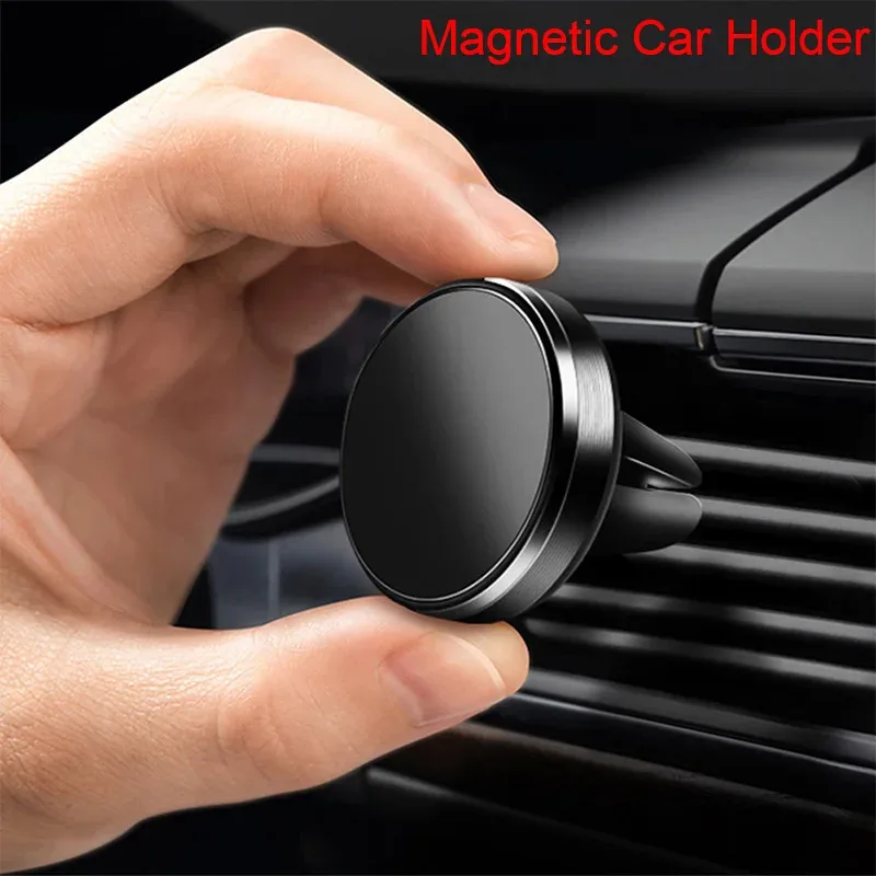 Phone Holder Magnetic Car Mount air vent smartphone mobile stand bracket cell GPS support in car for iPhone Xiaomi Mi Samsung LG