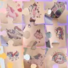 14 Sheets Glittering Unicorn Tattoo Stickers for Personalized Decoration, Temporary Tattoos for Children Kids 3