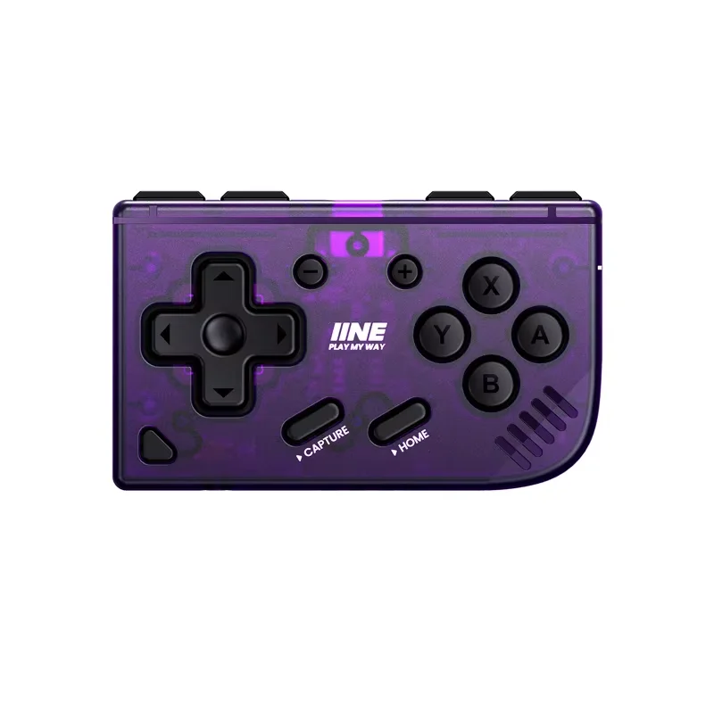 IINE Mini Retro Ananke Handheld Game Controller with Turbo Function Interchangeable Joystick D-Pad Multi-Platform Custom Gaming