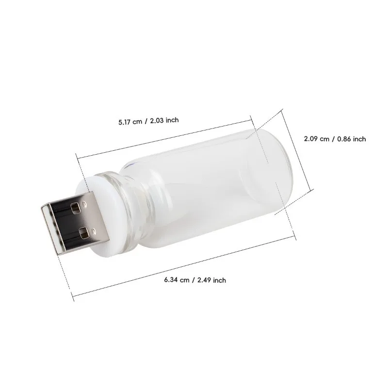 휴대용 LED 분위기 램프 USB 터치 컨트롤 미니 LED 야간 조명 자동차 실내 장 LED 실내 조명