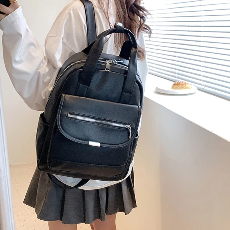 Women School Bags Girls Travel Backpack All-matching Leisure Backpacks for-Daily