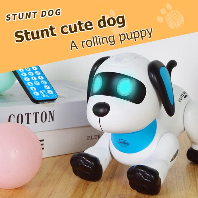 Robot Stunt Dog Voice Control Walking Dancing RC Interactive Robotic Puppy Intelligent Educational Toys Electronic Pets for Kids 4