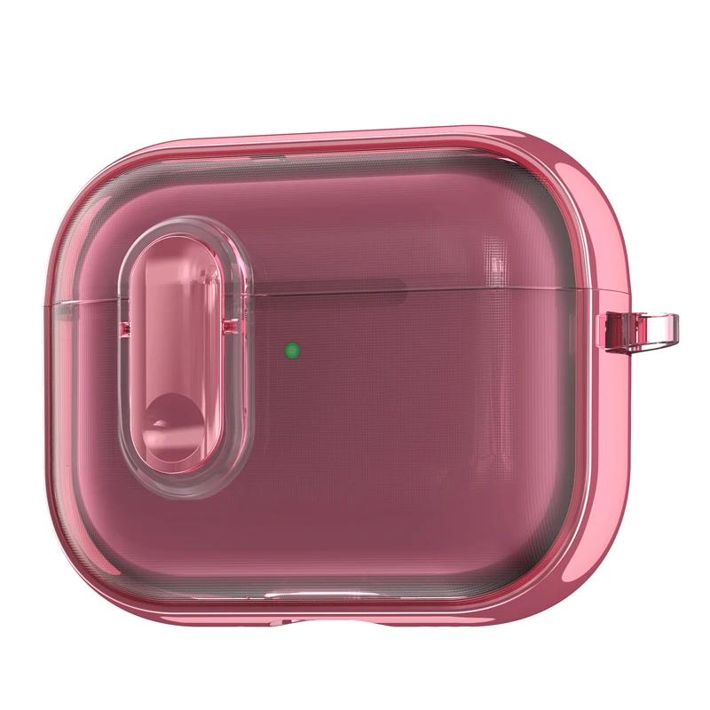 Transparent Electroplated Shockproof Earphone Case - Stylish Protective Cover
