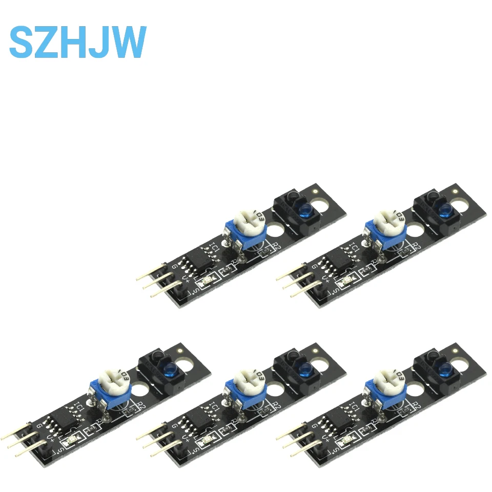 1/5/10pcs TCRT5000 3PIN Tracking Module IR Infrared Line Reflection Track Follower Sensor TCRT5000 Obstacle Avoidanc For Arduino image 8