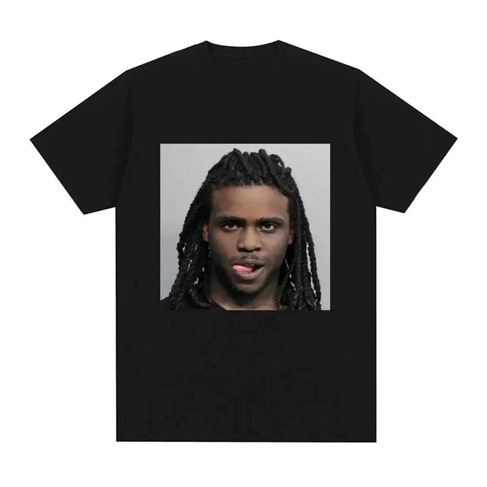 2024 Rapper Chief Keef Print T-shirt Men Women Cotton Hip Hop Oversized Tshirt Short Sleeve T Shirt Summer Streetwear Tops Tee