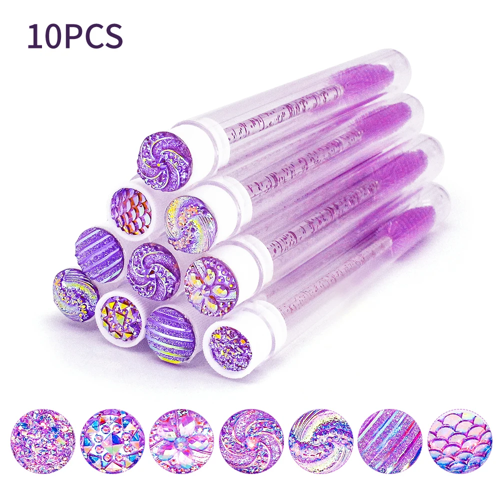 10pcs tube and brush