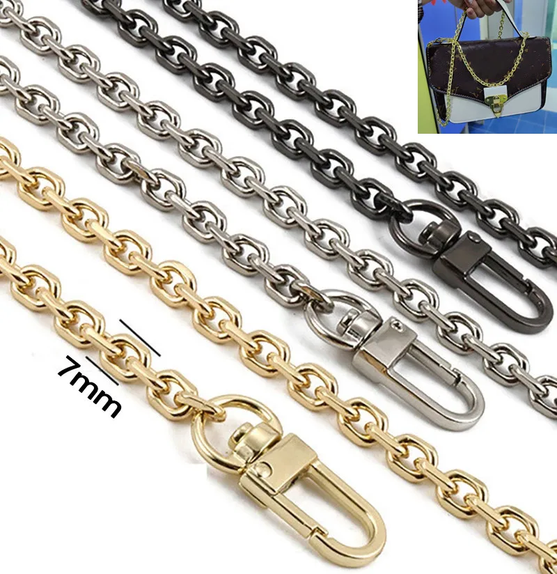 

7mm Brand Shoulder Bag Strap for Women Handbag High Quality Metal Chain Strap Fashion Replacement Straps for Bags Shoulder Strap