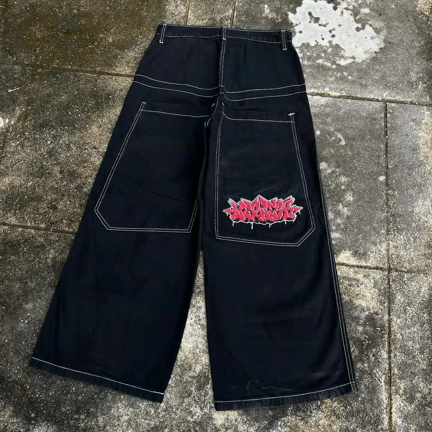 パンツ Japanese label Y2K CIVARIZE resin paint CIVARIZE / ペンキ加工リメイクストレッチスキニーデニムパンツ
