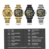 BINBOND luxe Quartz pour hommes montre bracelet en acier inoxydable cadran de luxe lumineux 30M étanche hommes d'affaires montre-bracelet 5