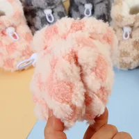 Autumn Winter Newborn Snow Boots Baby Girls Boys Walking Shoes Toddler Soft Sole Warm Plush Boots Infant Toddler Cotton Shoes 5