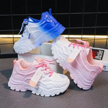 Scarpe moda per bambini per ragazzi ragazze bambino ragazzo ragazza scarpe sportive morbide bambini scarpe da ginnastica da corsa Air Mesh traspirante 26-37