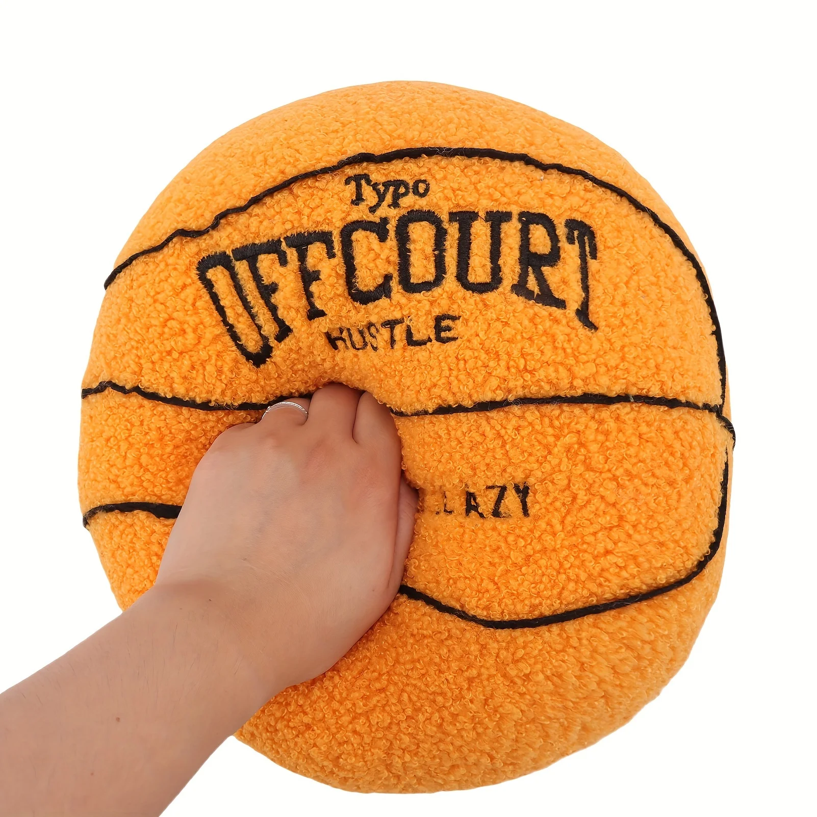Offcourt Basketball Pillow Toys Soft Basketball Stuffed Toys Simulation 3D Ball Cuddly Plush 25cm/9.84in 5Styles