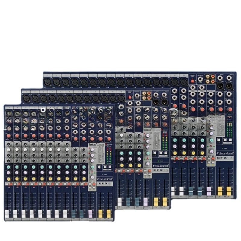 Voice Art Soundcraft 8/12/16-Way Professional Stage Mixer Usb Marshalling Digital Reverberation Effector