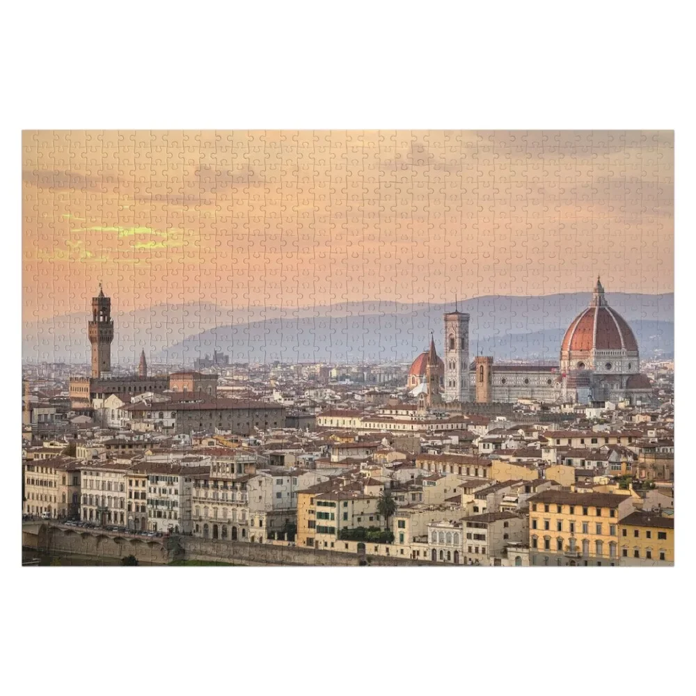 

Panorama of Florence, Italy Jigsaw Puzzle Novel Toys For Children 2022 Wooden Boxes Personalize Puzzle