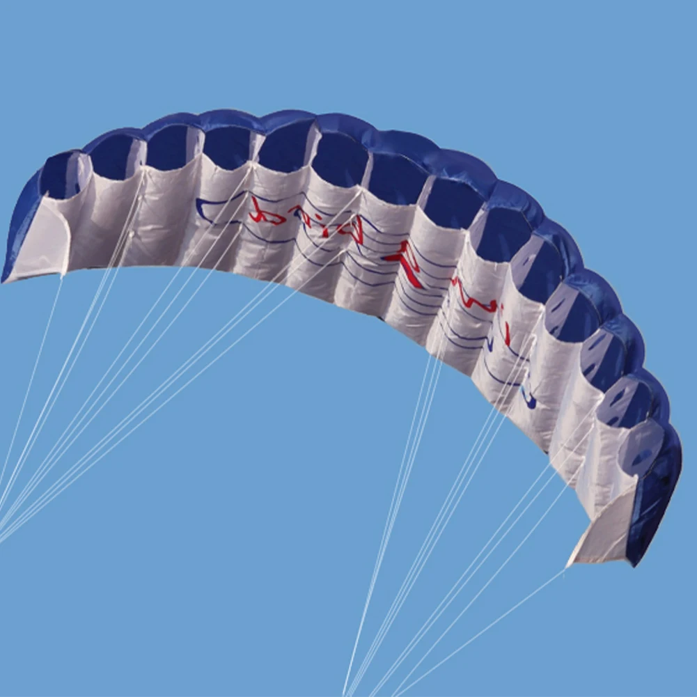 Nylon Dual Line Stunt Parafoil Kite for Beach Outdoor Fun