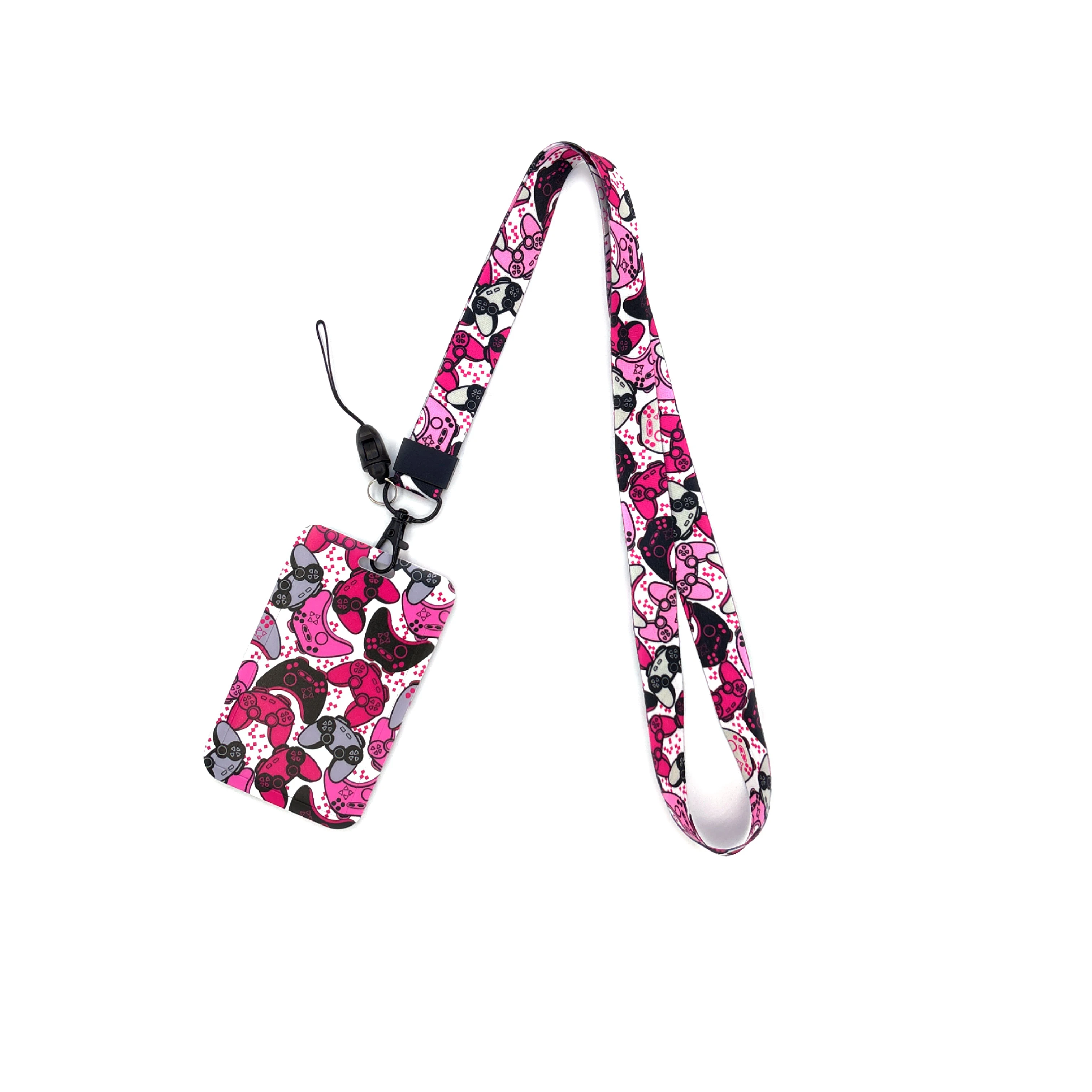 Versatile Card Holder Lanyard with Protective ID Badge and Credit Card Case
