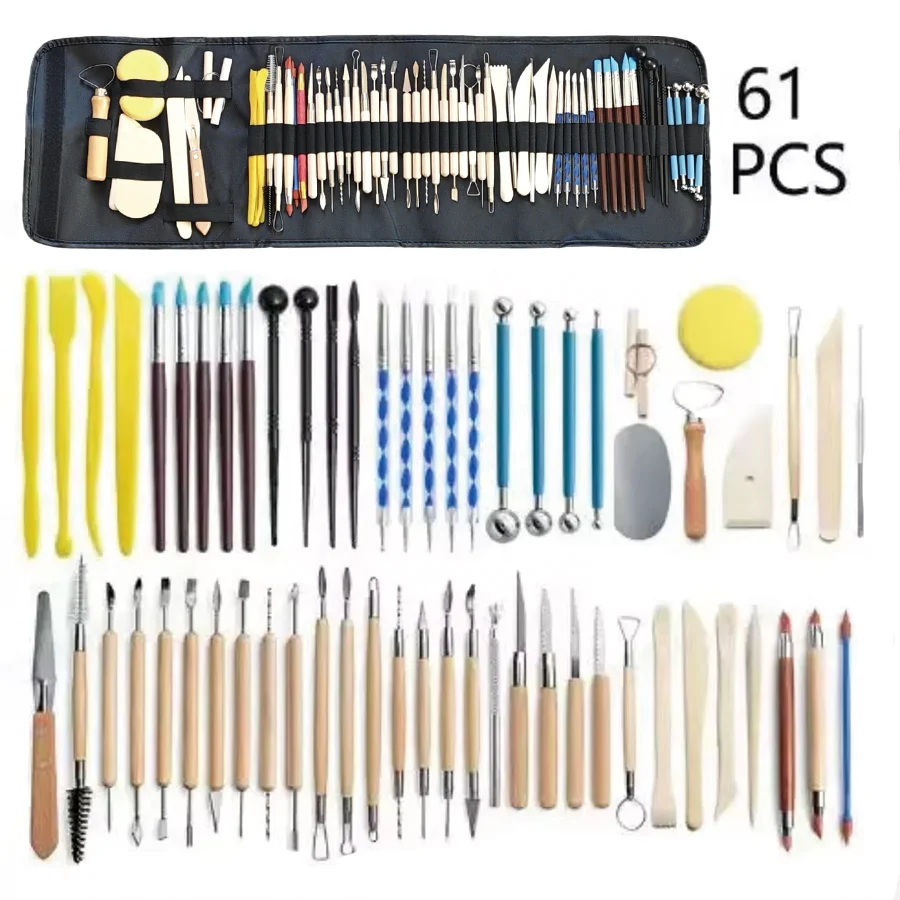 Pottery Clay Sculpting Tools Kit 5