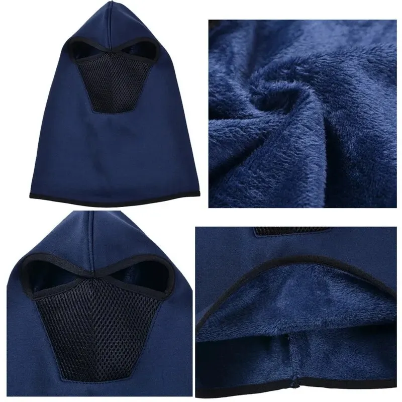 Thermal Winter Balaclava Cycling Full Face Mask Warm Outdoor Sports Motorcycle Ski Fishing Hunting Mask Fleece Scarf Cap Bandana 4
