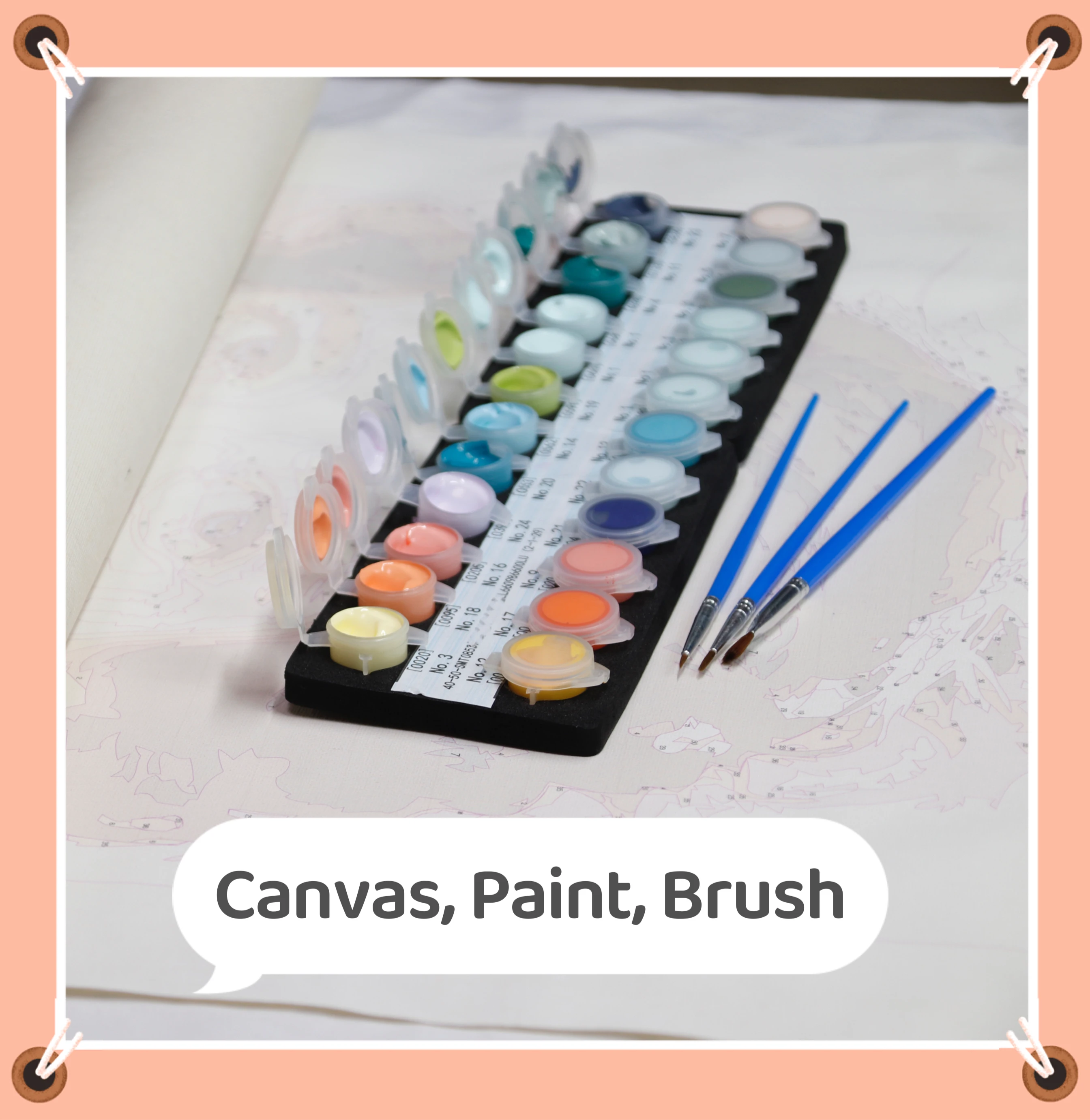 iPersonalized Photo Painting By Numbers Kit 3