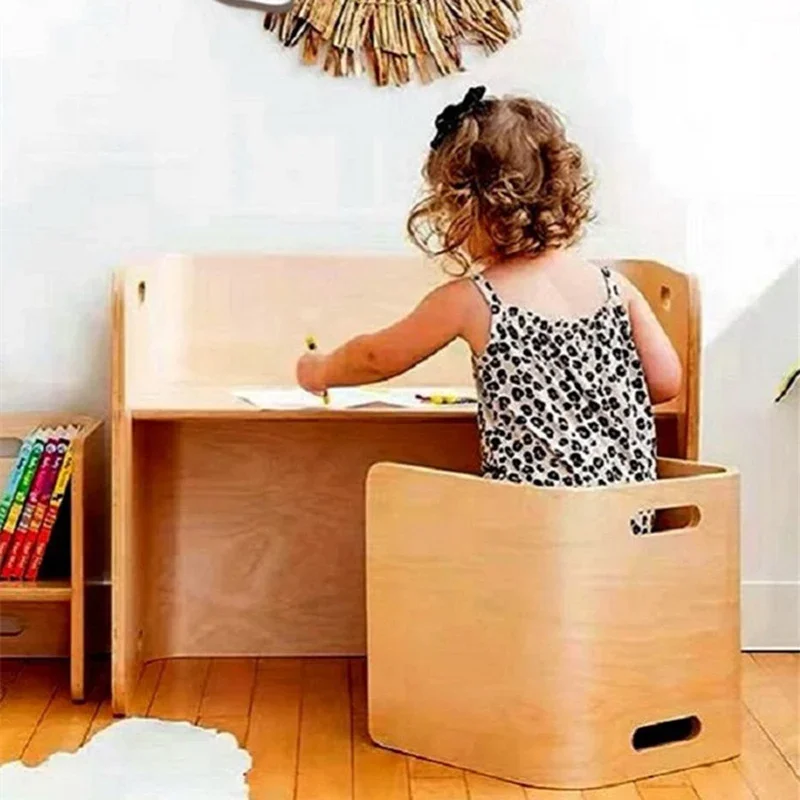 Child Table Chair Elementary School Student Children Desk Boy Room Furniture Office Kids Study Bedside Supplies Tables Small