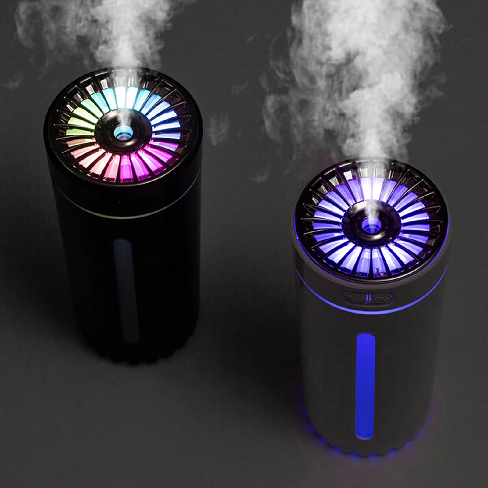 New Wireless Car Air Humidifier Colorful Night Light Portable 300ml USB Diffuser Mist Maker Car Fragrance Humidifier Light