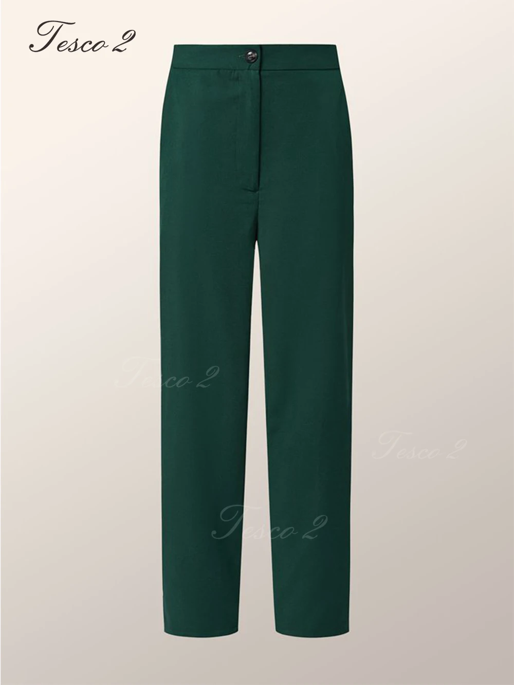 Tesco 2 Casual Women Suit Straight Loose Women's Trouser Suit Two Piece Set Women Outfit 2023