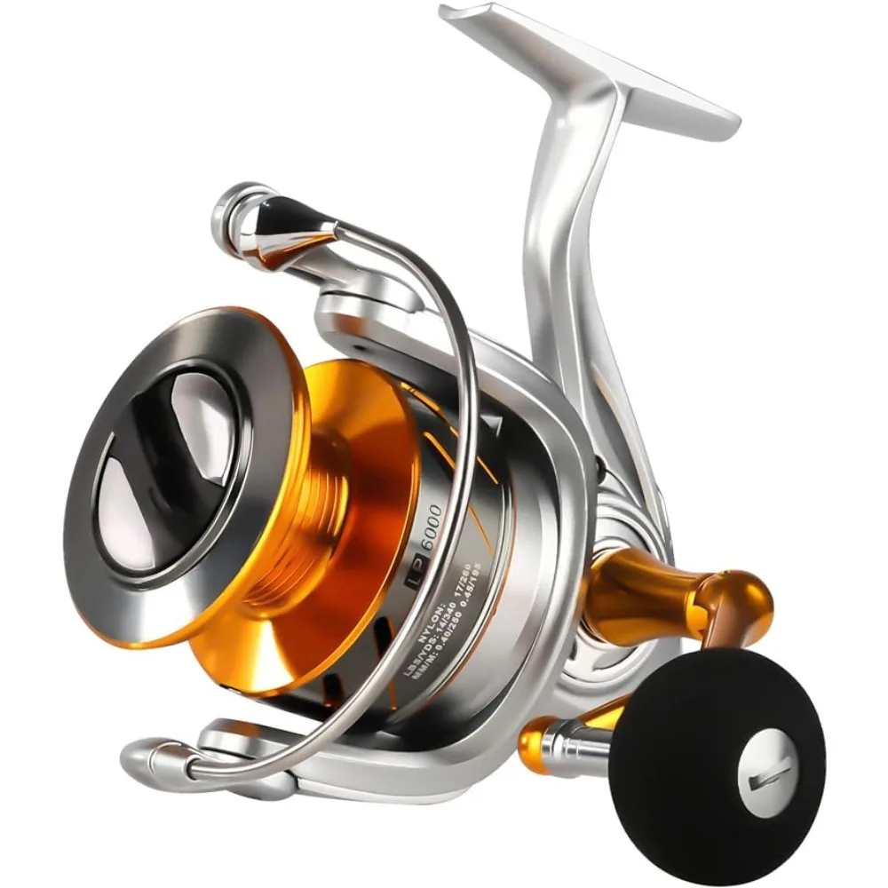 

SeaKnight Rapid Saltwater Spinning Reel, 4.7:1,6.2:1 High Speed, Max Drag 33Lbs, Smooth Fresh and Saltwater Fishing Reel