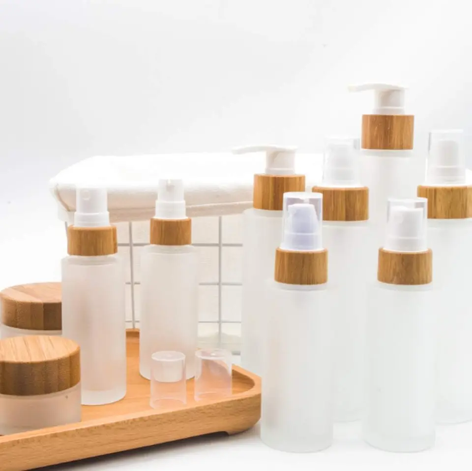 4 Bottiglie Vuote Da 500 Ml Con Pompa | Plastica Marrone/verde, Dispenser Per Sapone E Lozioni, BPA Free E Protezione UV - 2