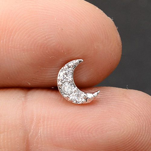 PCS Cute Small Star Ear Stud Cuff Earring Gold Color Cartilage Stainless Steel Helix Piercing Tragus Bar Ball Ear Jewelry