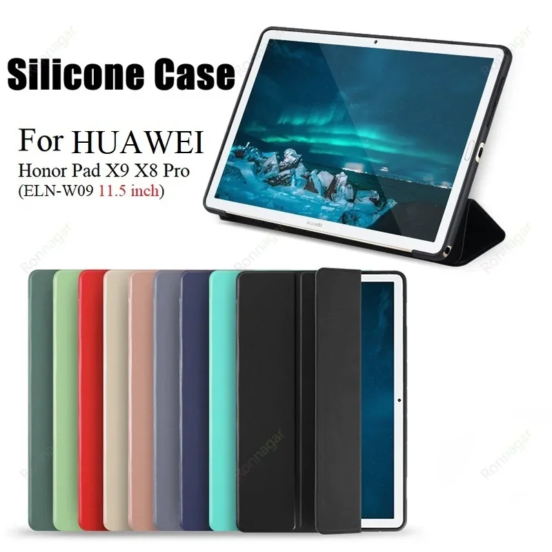 

For Honor Pad X8 10.1 inch Case 2022 Soft Silicon Funda Huawei Honor Pad X8 Pro X9 MatePad 11.5 2023 MatePad Air 11.5 inch Cover