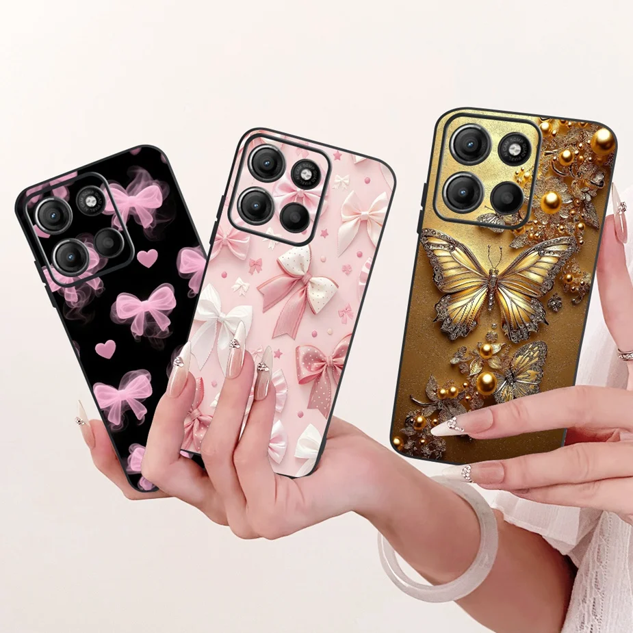 Butterfly Painted Soft Silicone Case - Enhanced Protection for Motorola Moto G Series
