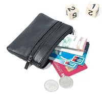 Women Men Coin Purse Men Small Bag Wallet Change Purses Zipper Money Bags Children Mini Wallets Leather Key Holder carteira 5