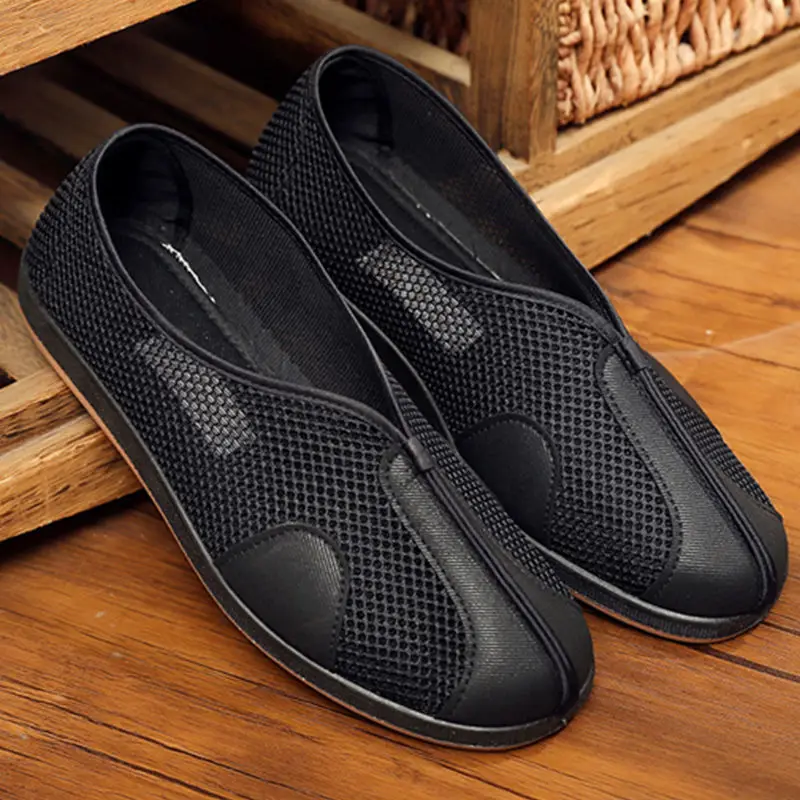 

Old Beijing Cloth Men Casual Shoes Summer Non-slip Old Man Soft Bottom Youth Mens Casual Loafers