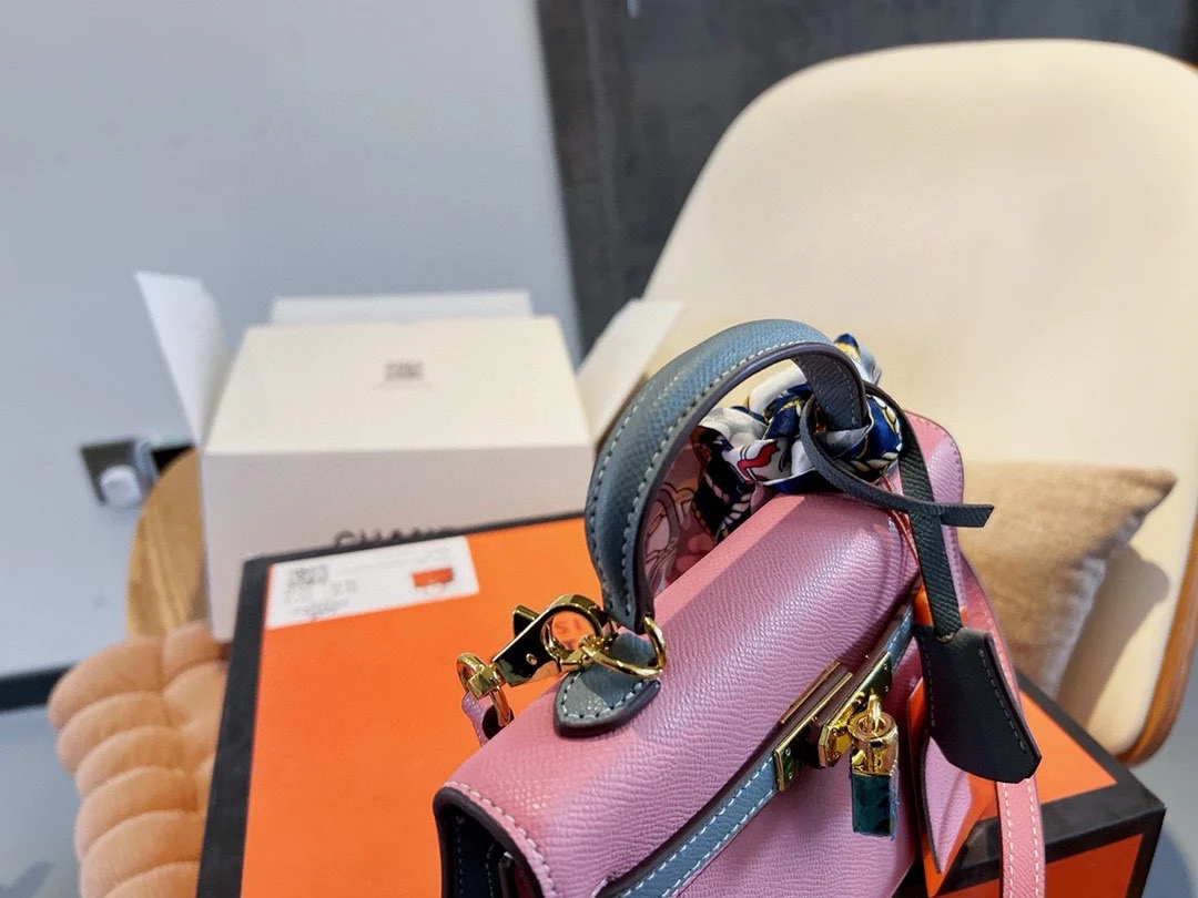 Hermes style copy1:1 new models palm grain leather Kelly bag