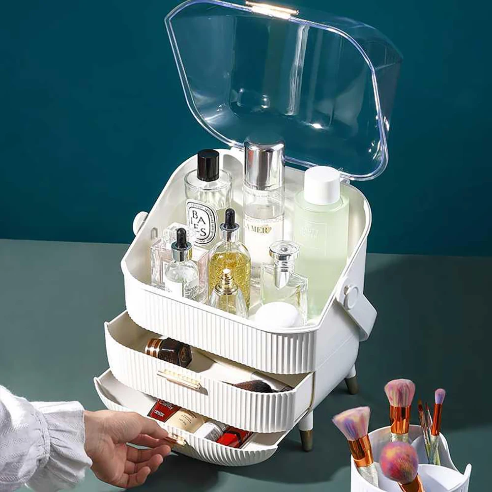 Dustproof Makeup Organizer with Drawers: 3 - 5 Days Free Delivery Only UK