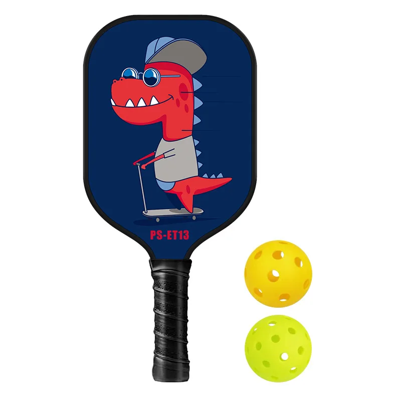 Pickleball Racket Paddle For Kids Fiberglass Paddle School Toy Gift Promotion