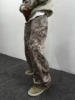 Yao888 Leaf Camouflage Graphics Print Vintage Retro Straight Leg Oversize Loose Washed Old Retro Streetwear Long Pants For Men 6