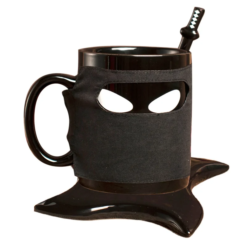 Mug Noir Mécanique – Tasse à Thé Amusante En Céramique