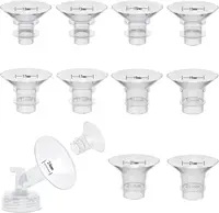Breast Pump Accessories Flange Inserts 13/15/17/18/19/20/21mm Caliber Size Adaptor Converter Small Nipple Horn Adapter 1