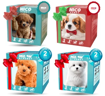 2025 Walking Bring Teddy Dog Toy Cucciolo elettrico soffice con/8 suoni, simulatore realistico di animali domestici Regalo di Natale Età 3+