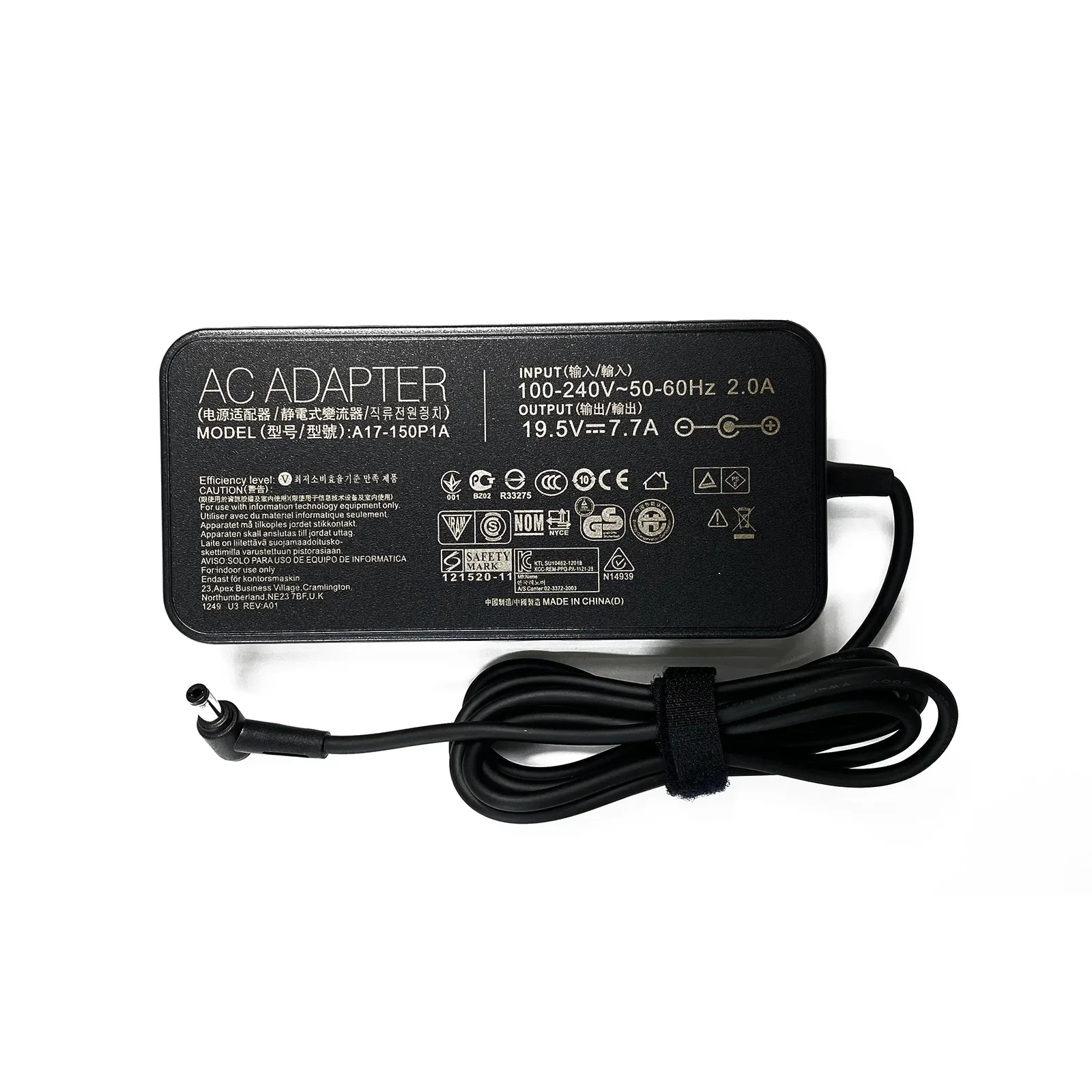 Carregador Adaptador ac para Laptop Asus Pa115108 Pa-1151-03 Pa-1151-03tc Rog Strix Gl552vw 19.5v 7.7a 150w 5.5x2.5 mm - Imagem 3
