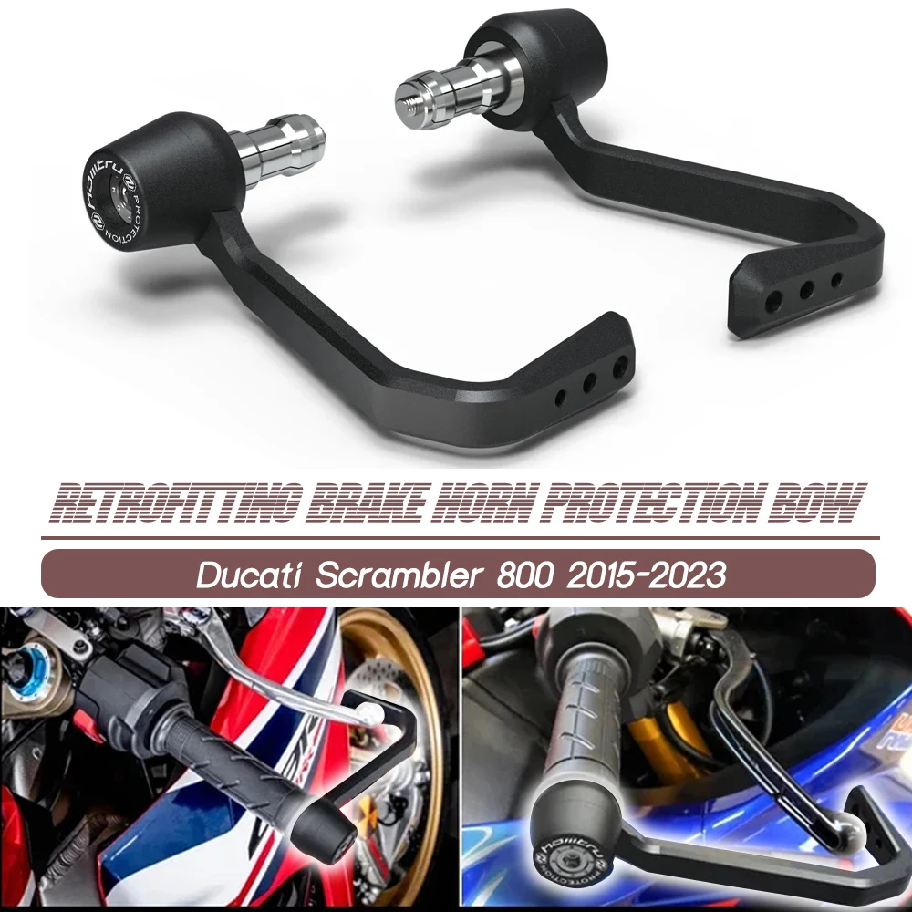 

Applicable to Ducati Scrambler 800 2015-2023 EP brake horn protection rod, bow protection brake and clutch rod protection kit
