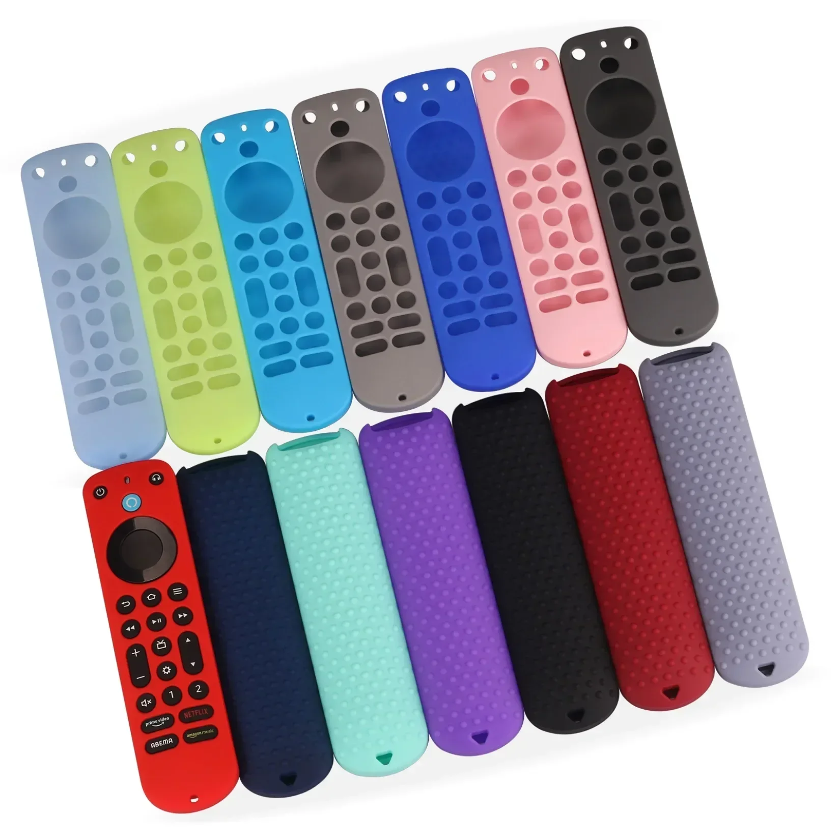 Luminous Silicone TV Remote Protective Case For Fire TV Alexa Voice Remote Pro Glowing In The Dark silicone remote case silicone remote cover silicone remote sleeve remote controller cover silicone case protector