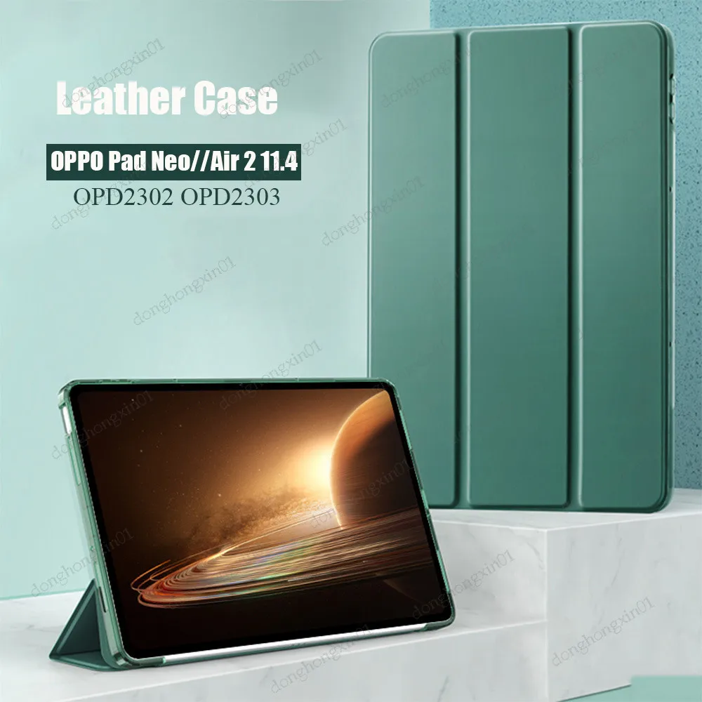 

For OPPO Pad Neo 11.4 "2024/Air 2 11.4"OPD2302 OPD2303 Tablet Case Flip Leather Cover.