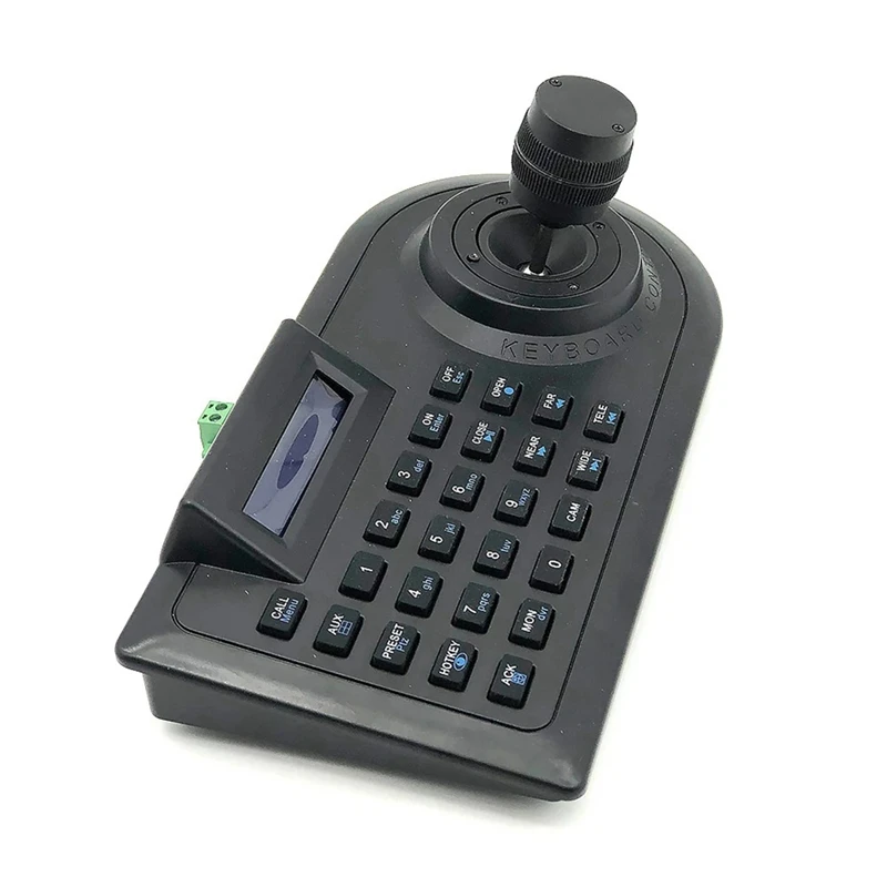 

New 3D Axis Joystick CCTV Keyboard Controller Keypad For AHD Security PTZ Speed Camera Decoder DVR NVR Pelco RS485