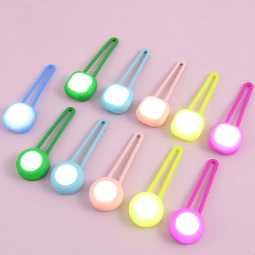 Dog Collar Pet Collar Pet Necklace Waterproof Pet Led Walking Night Pendant Hanging Silicone Pet Collar Pendants Colorful with LED Light Dog Pendant Night Light