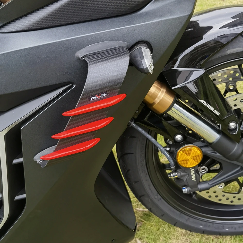Frontverkleidung Aerodynamische Winglets Seitenspoiler Dekoratives dynamisches Flügelsatz für Aprilia RSV4 Für BMW S1000RR HP4 – Detail 11