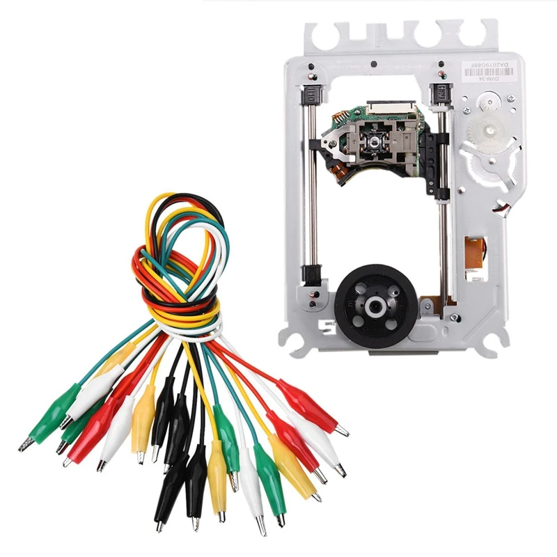 

10Pcs 5-Colors Double Ended Alligator Clips Test Lead Jumper Wire 50Cm With SF-HD65 CD DVD Lasers Head